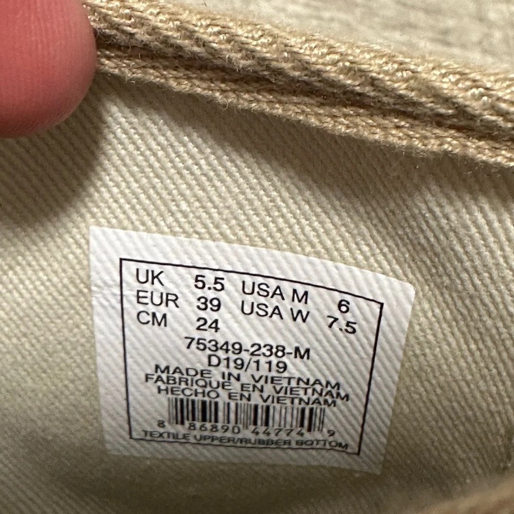 Palladium Women 7.5 Mens 6 Sand Shoes Ankle Canvas High Top Lace Up Trainers - Picture 8 of 12